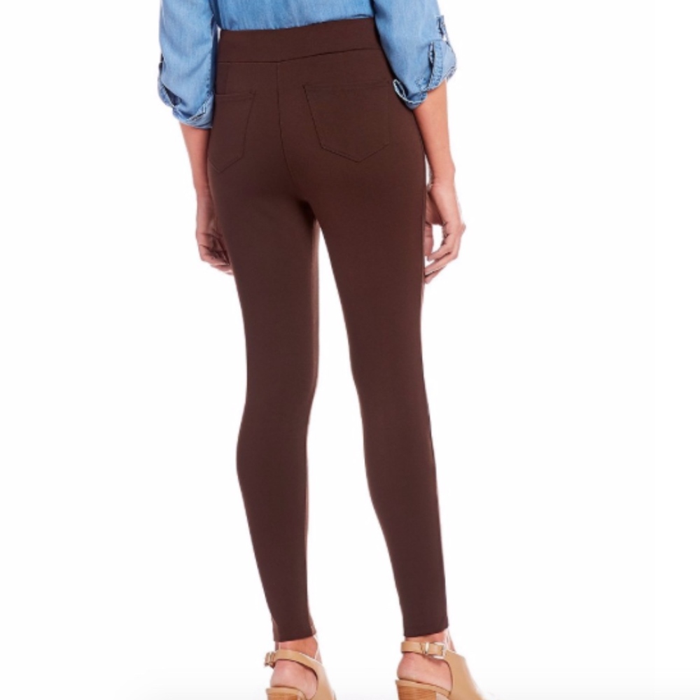 Brown Double-Knit Leggings